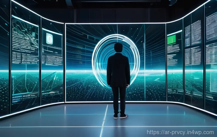 개인 데이터 수집에 대한 사용자 동의 - **The Consent Gateway**
    "A close-up shot of a human hand (gender-neutral, clean and well-maintai...