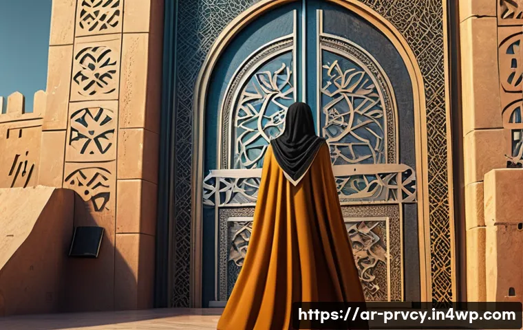 보안 전문가의 프라이버시 보호 팁 - **Prompt:** A confident, adult figure, gender-neutral, dressed in modest, contemporary attire, stand...